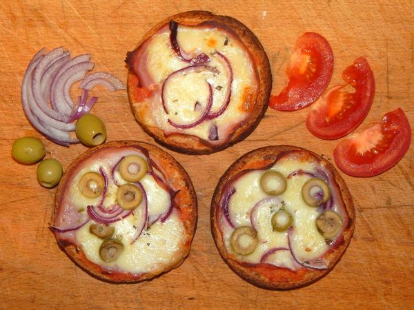 FOTORECEPT: Silvestrovské mini pizze