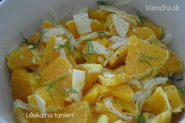 Pomarančový šalát recept