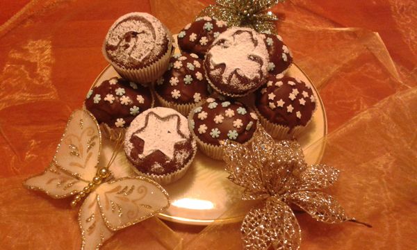 Vianočné perníkové muffiny