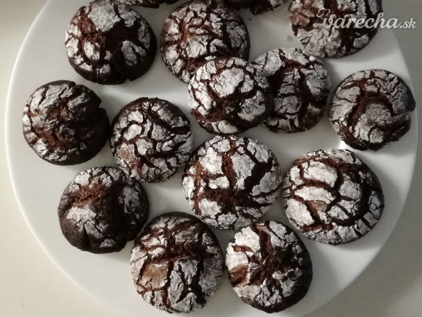 Bezlepkové crinkles cookies recept