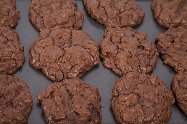 Čokoládové sušienky s kúskami čokolády