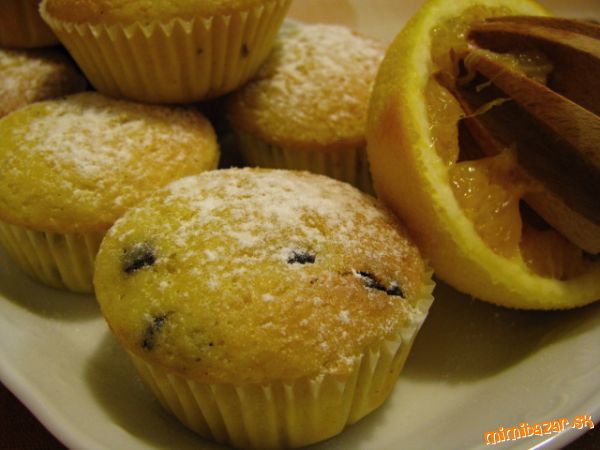 Chutné pomarančové muffins