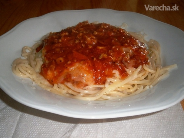 Bolonské špagety fotorecept recept