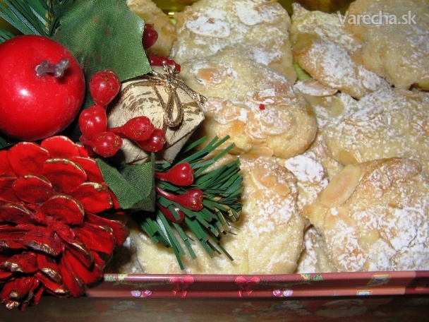 Vianočné maslové mandľovky recept
