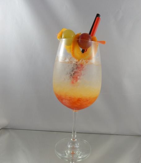 Malinovo-pomarančový nápoj