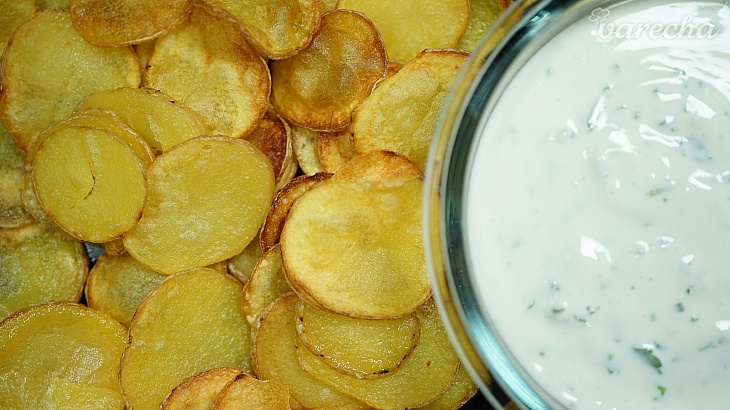 Chipsy s jogurtovým dipom (videorecept) recept