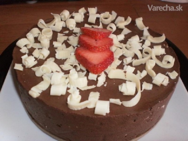 Mrazená čokoládová torta (fotorecept) recept