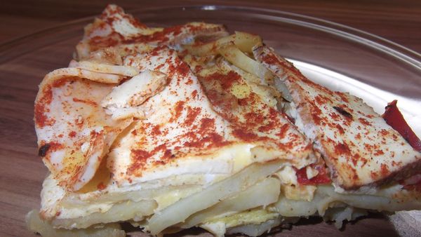 FOTORECEPT: Zemiakovo-vajíčková omeleta