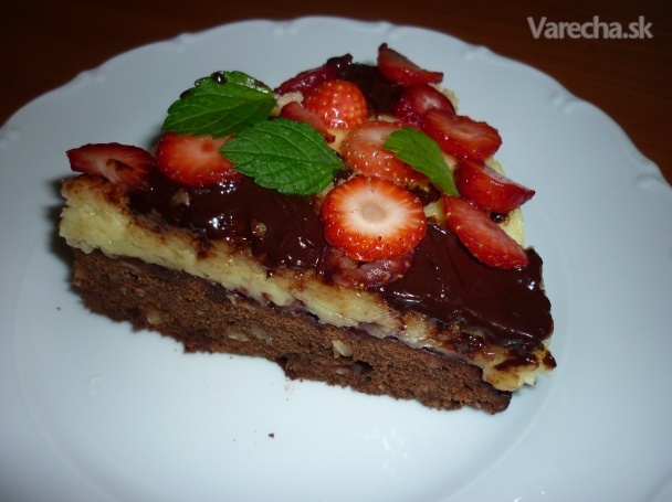 Čokoládová torta (fotorecept) Recept