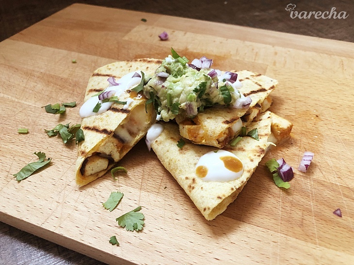 Quesadillas s tofu a sladkým zemiakom (videorecept) recept ...