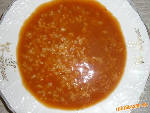 20 minútová paradajkovo ryžová polievka