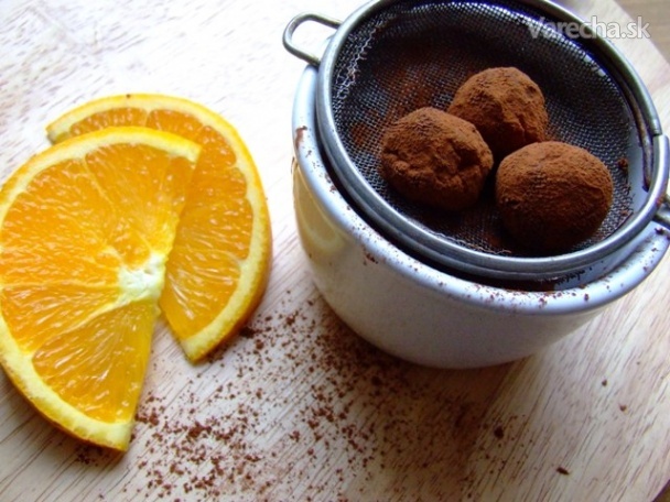 Čokoládovo-pomarančové pralinky z troch surovín recept ...