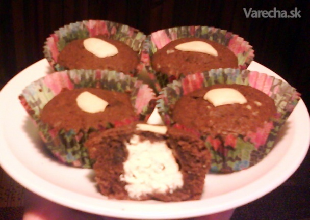 Kakaový muffin s tvarohom (fotorecept) recept