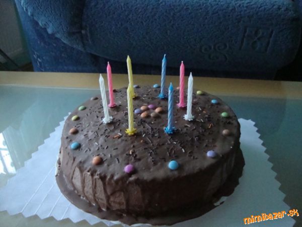 Čokoládová torta pre Miška k 8. narodeninám