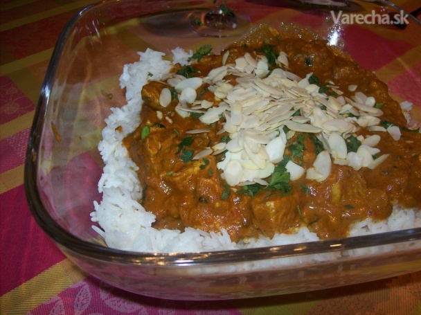 Indické garam masala s kuracím mäsom recept