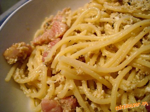 Výborné špagety Carbonara