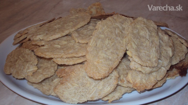 Mandľovo-škoricové chips-keksy (fotorecept) recept