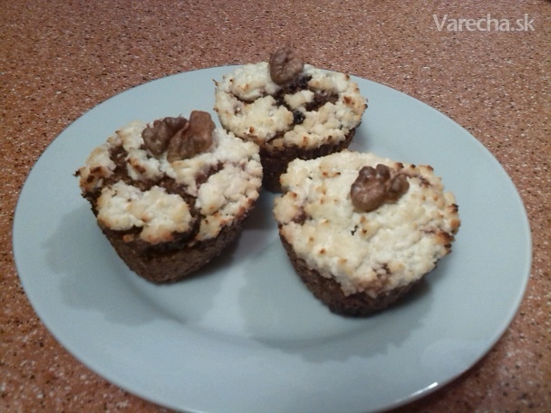 Fitness muffinky čokoládovo-tvarohové recept