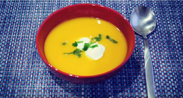 Skvelá krémová Hokkaido-vá polievka