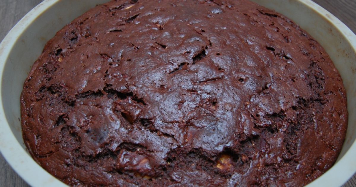 Cviklové brownie s broskyňou, fotogaléria 12 / 11.