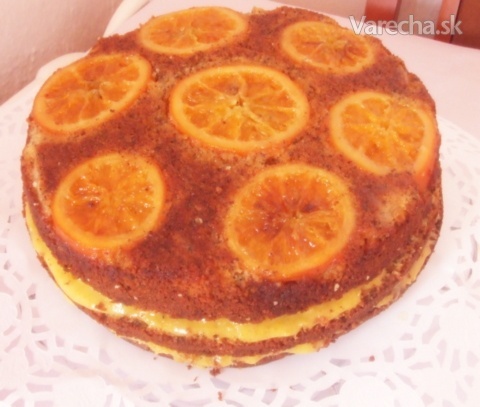 Pomarančová torta s makom (fotorecept) recept