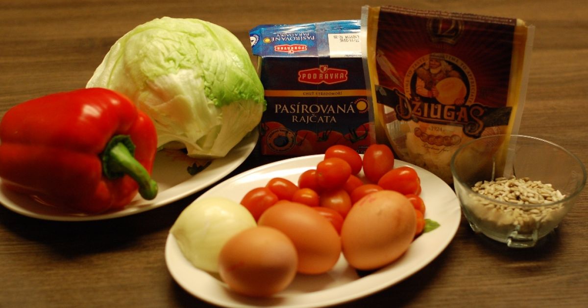 Zeleninový šalát s vajíčkovou zálievkou, fotogaléria 2 / 9.