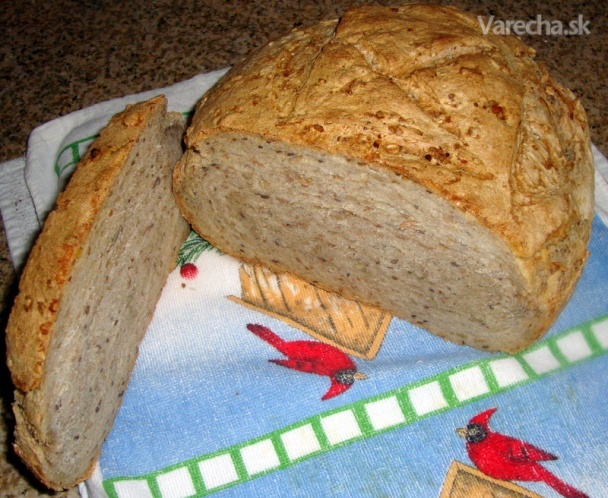 Chlieb s vločkami piatich druhov (fotorecept) recept