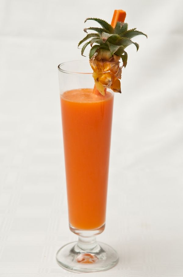 Mrkvovo- ananásový drink