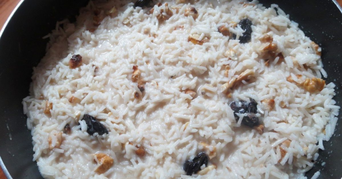 Sladká orechová ryža s kokosovým mliekom, fotogaléria ...
