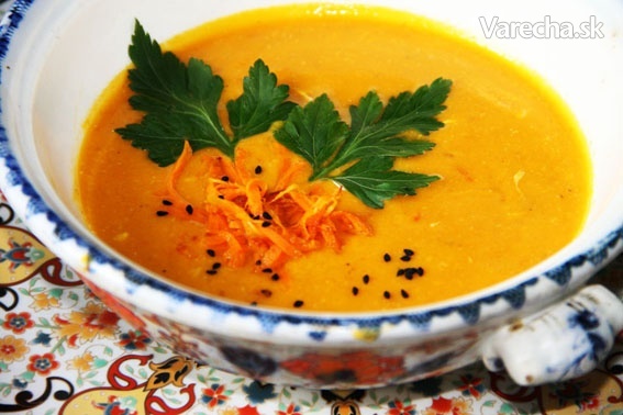 Thajská dýňová polévka s krabím masem (fotorecept) recept ...