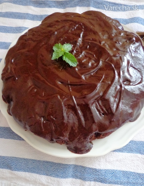 Cuketový koláč s čokoládovou polevou recept