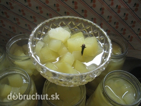 Fotorecept: Tekvicový kompót s ananásom