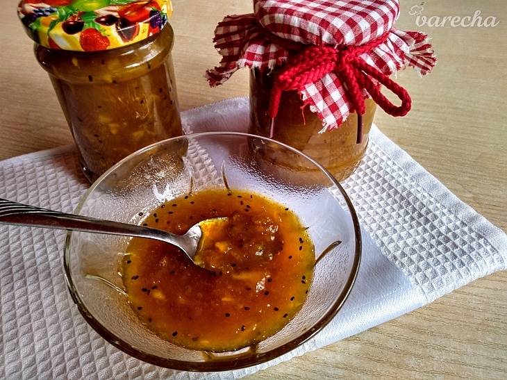 Mandarínkovo-kivi lekvár s čokoládovým likérom (fotorecept) recept