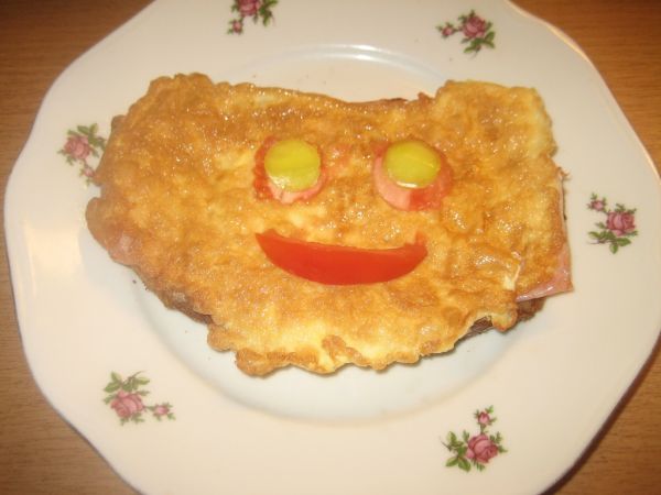 Hrianka s omeletou