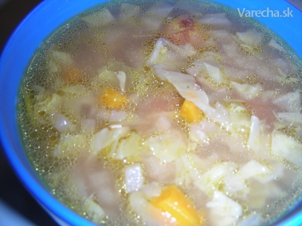 Kapustová polievka s jarnou zeleninou (fotorecept) recept ...