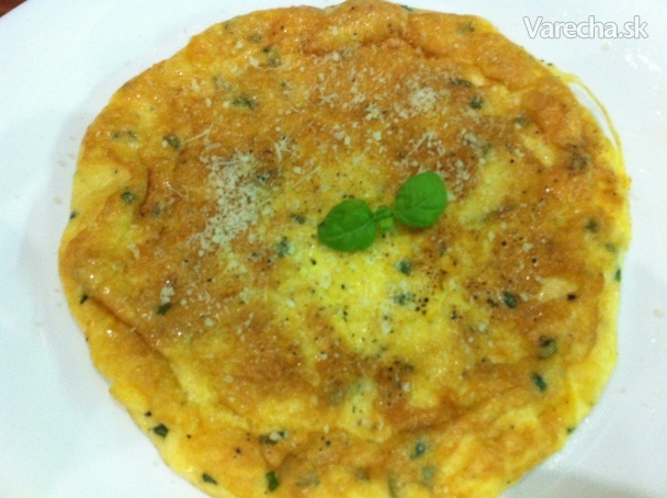 Bazalková omeletka recept