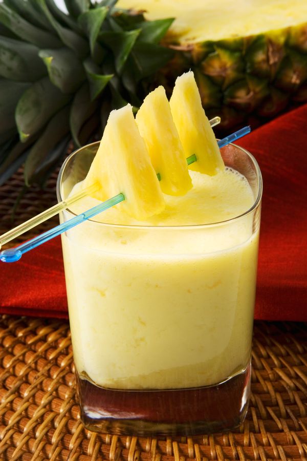 Krémové ananásové smoothie