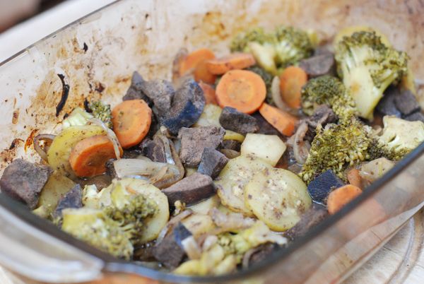 FOTORECEPT: Pečená bravčová pečienka s brokolicou