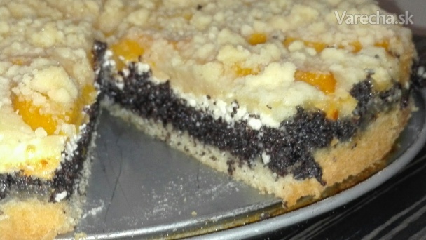 Makovo-tvarohový koláč s posýpkou recept