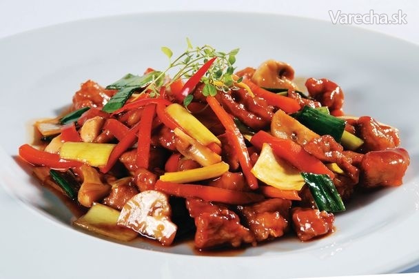 Bravčové so zeleninou na čínsky spôsob recept