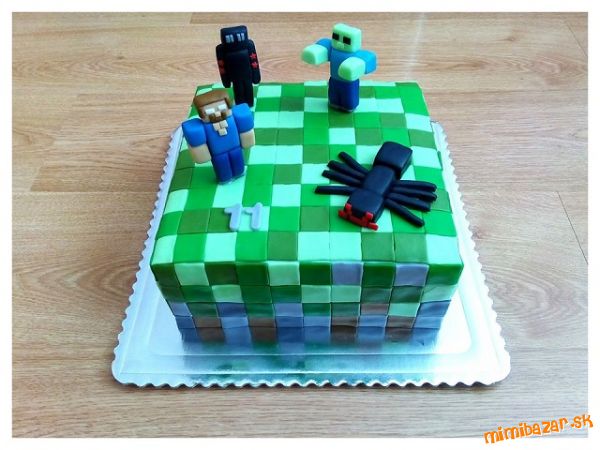 Torta hra Minecraft