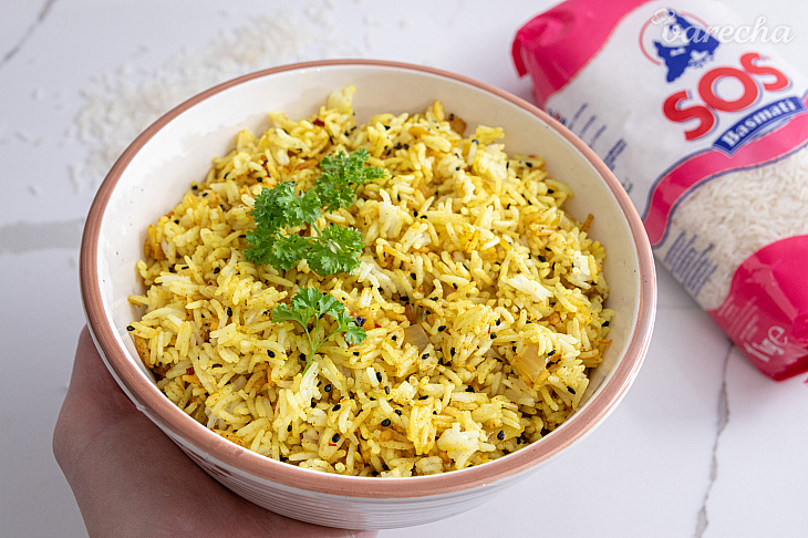 Tradičná indická ryža ako príloha recept