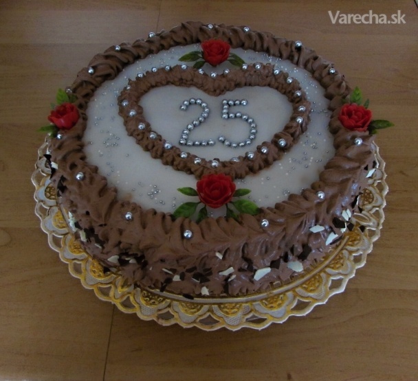 Torta k 25. narodeninám (fotorecept) recept