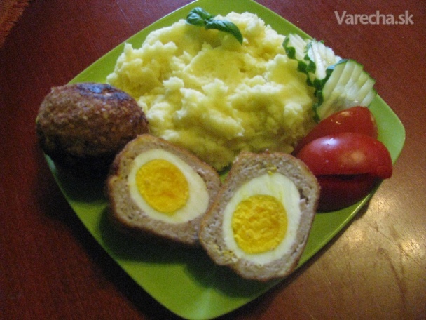Vyprážané vajcia s mletým mäsom recept