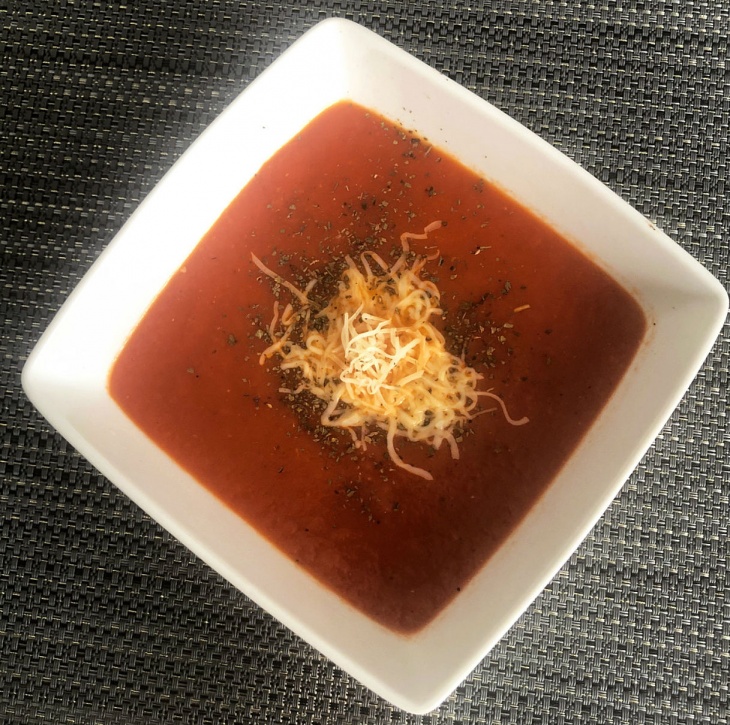 5-minútová paradajková polievka (fotorecept) recept