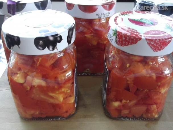 Zavárané paradajky pre lenivcov (fotorecept) recept