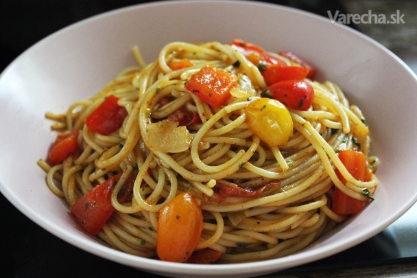 Svieže letné špagety (fotorecept) recept