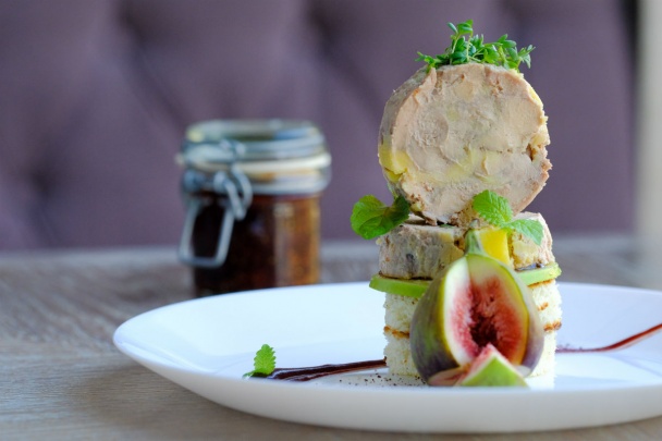 Marinované foie gras s figovým čatní recept