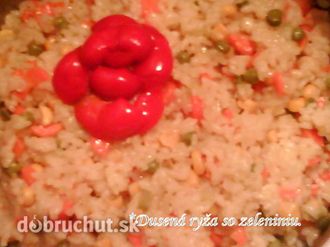Dusená ryža so zeleninou