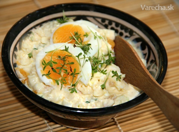 Vajíčkovo-tvarohová pomazánka recept